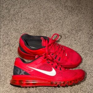 Nike Air Max Red and Black Sneakers women’s 8.5